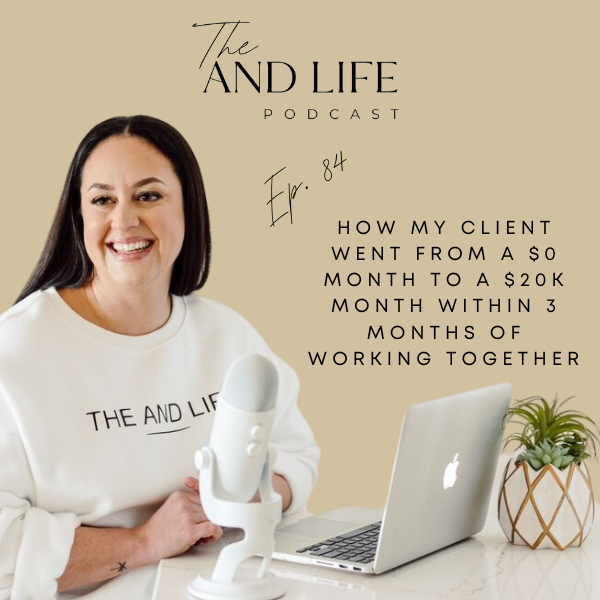 How My Client Went From a $0 Month to a $20K Month Within 3 Months of Working Together